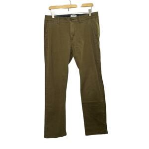Milworks Olive Green Flat Front Pants Men's 32x32